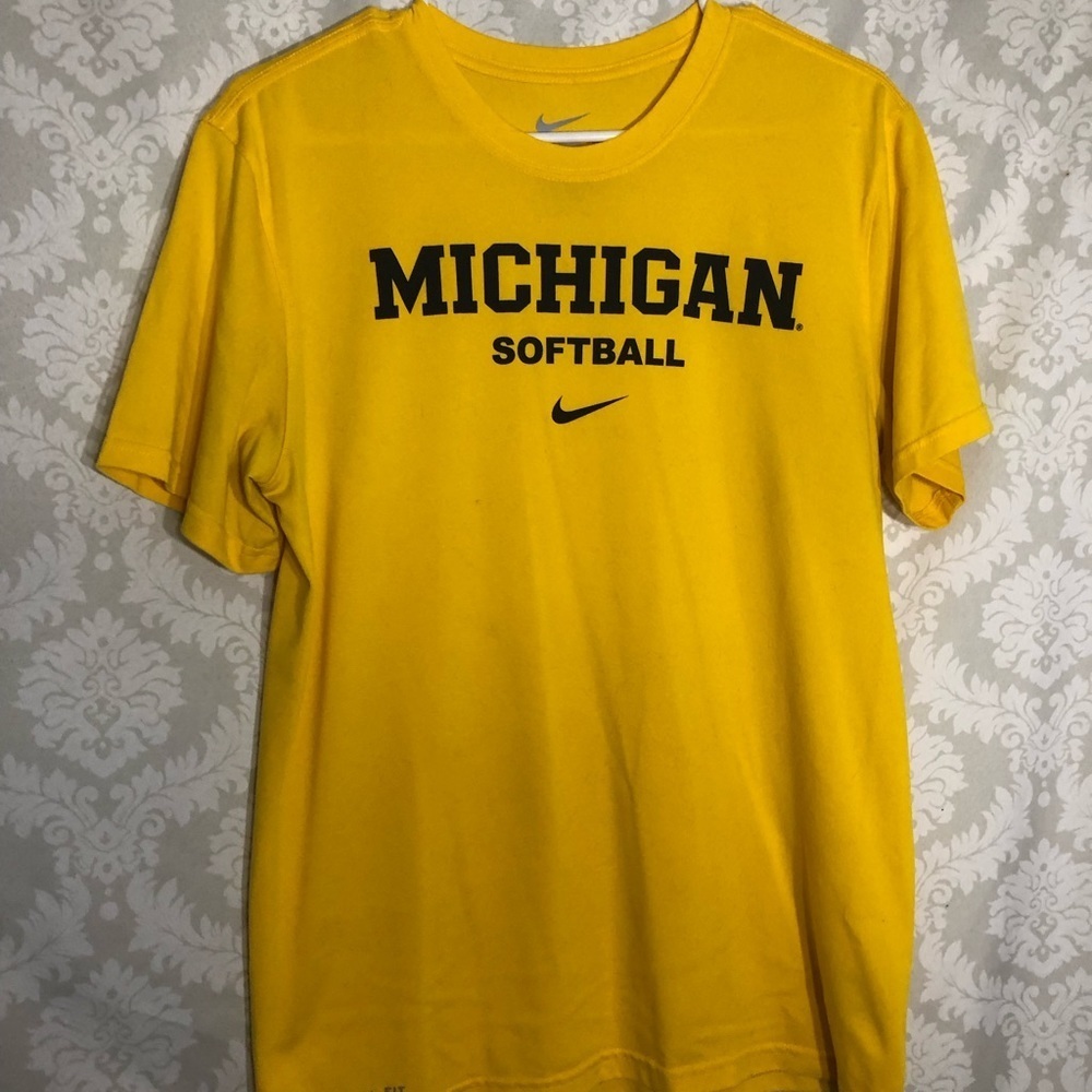 Nike “Michigan Softball” Dri-Fit Tee M